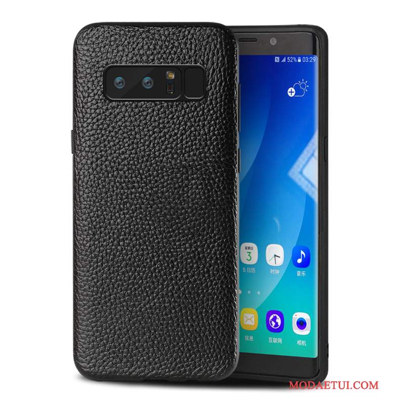 Futerał Samsung Galaxy Note 8 Luksusowy Czarny Nowy, Etui Samsung Galaxy Note 8 Torby Osobowość Anti-fall