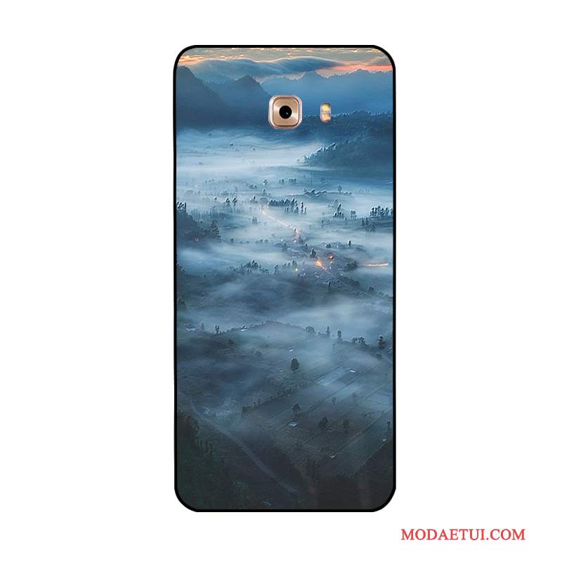 Futerał Samsung Galaxy Note 8 Relief Wiszące Ozdoby Niebieski, Etui Samsung Galaxy Note 8 Ochraniacz Oryginalny Sceneria