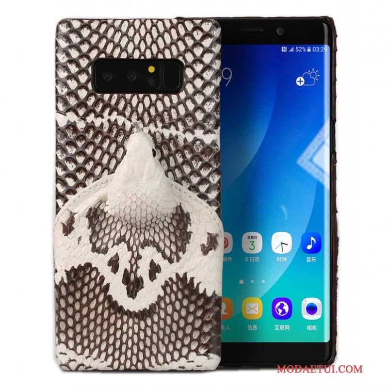 Futerał Samsung Galaxy Note 8 Vintage Dostosowane Eleganckie, Etui Samsung Galaxy Note 8 Skóra Tendencjana Telefon