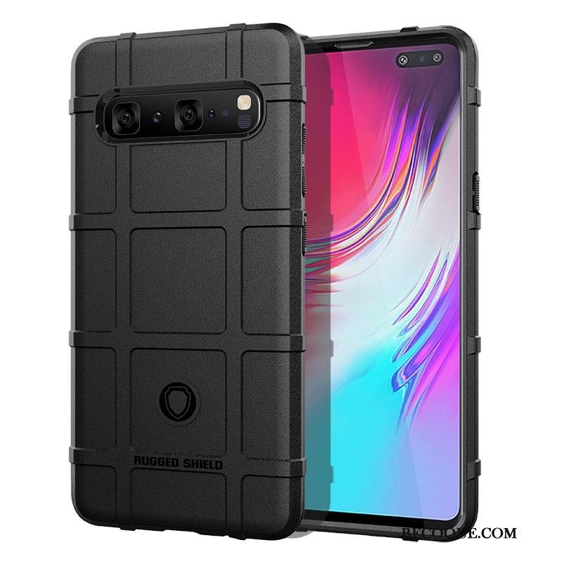 Futerał Samsung Galaxy S10 5g Miękki Anti-fall Nubuku, Etui Samsung Galaxy S10 5g Torby Modna Markana Telefon