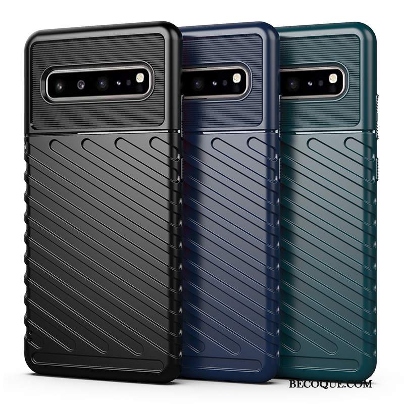 Futerał Samsung Galaxy S10 5g Miękki Czarnyna Telefon, Etui Samsung Galaxy S10 5g