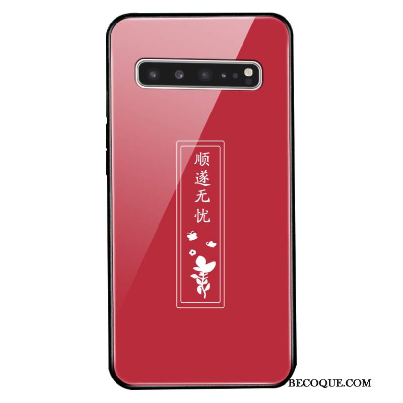 Futerał Samsung Galaxy S10 5g Ochraniacz Bogactwona Telefon, Etui Samsung Galaxy S10 5g Czerwony Dostosowane