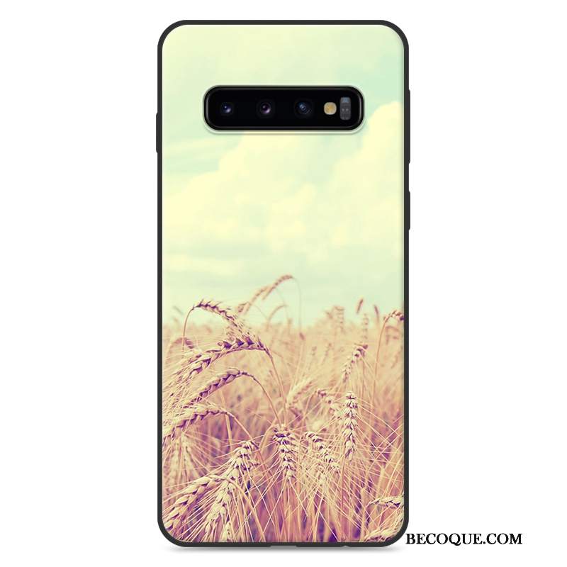 Futerał Samsung Galaxy S10+ Ochraniacz Wiatrna Telefon, Etui Samsung Galaxy S10+ Silikonowe Piękny Ring