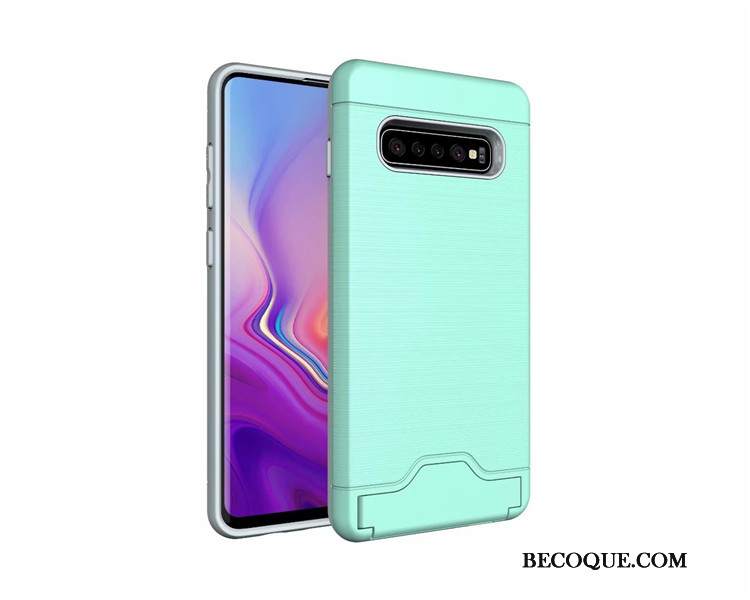 Futerał Samsung Galaxy S10+ Wspornik Jedwabna Telefon, Etui Samsung Galaxy S10+ Ochraniacz Cienka Proste