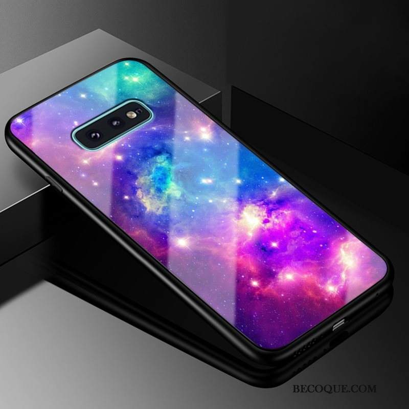 Futerał Samsung Galaxy S10e Torby Szkło Purpurowy, Etui Samsung Galaxy S10e Trudnona Telefon