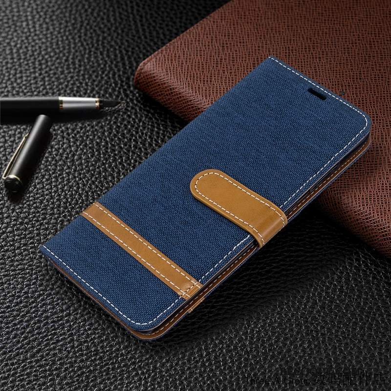 Futerał Samsung Galaxy S20 Ultra Pokrowce Anti-fall Denim, Etui Samsung Galaxy S20 Ultra Kreatywne Niebieski Wzór