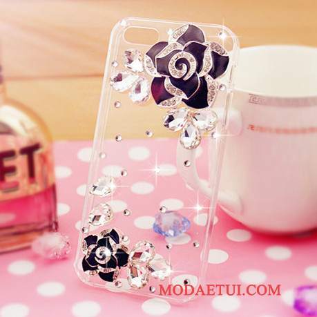 Futerał Samsung Galaxy S4 Rhinestone Purpurowy Tendencja, Etui Samsung Galaxy S4 Ochraniacz Na Telefon