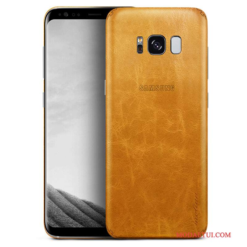 Futerał Samsung Galaxy S8+ Kreatywne Pomarańczowy Cienkie, Etui Samsung Galaxy S8+ Torby Na Telefon Żółty