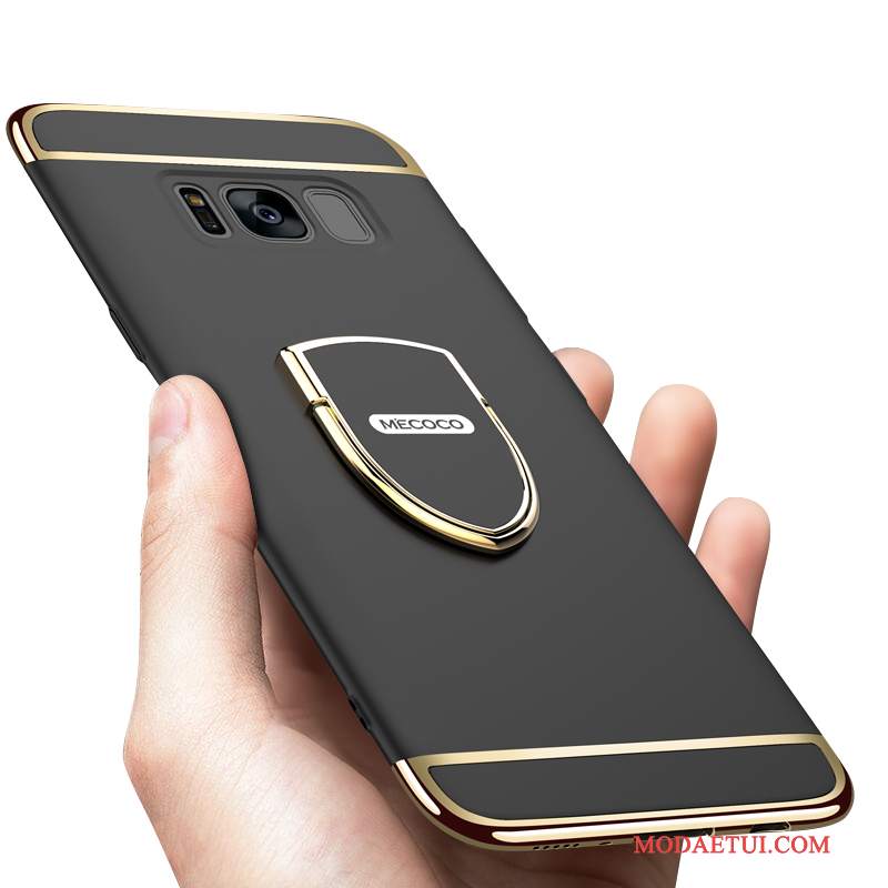 Futerał Samsung Galaxy S8+ Torby Czarny Nubuku, Etui Samsung Galaxy S8+ Ochraniacz Na Telefon Anti-fall