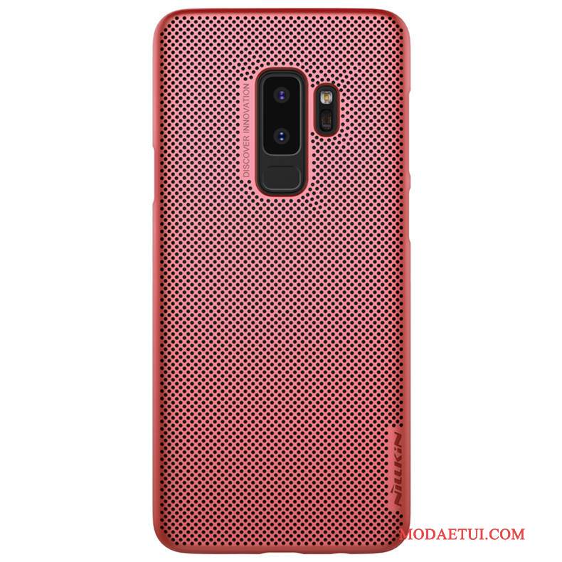 Futerał Samsung Galaxy S9+ Ochraniacz Czerwony Chłodzenie, Etui Samsung Galaxy S9+ Złoto Oddychające