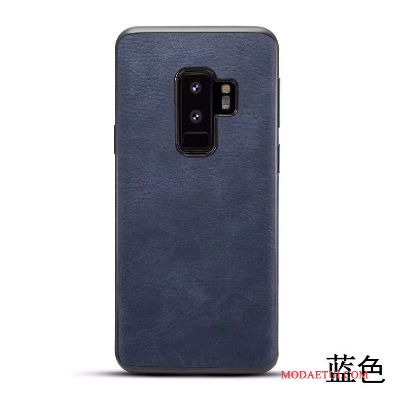 Futerał Samsung Galaxy S9+ Ochraniacz Wzór Niebieski, Etui Samsung Galaxy S9+ Torby Czyste