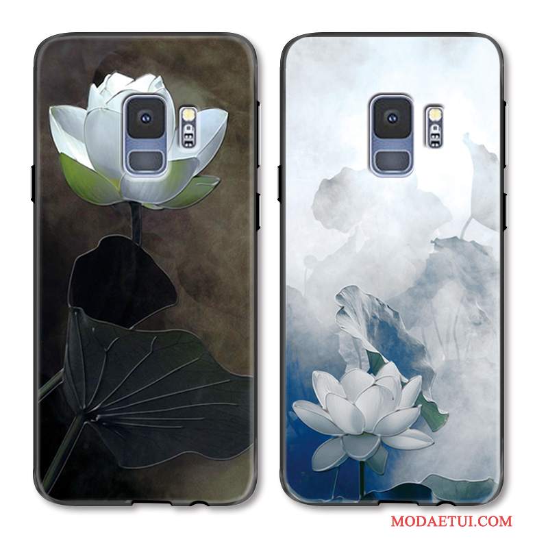 Futerał Samsung Galaxy S9+ Vintage Wiszące Ozdoby Czarny, Etui Samsung Galaxy S9+ Moda Na Telefon Proste