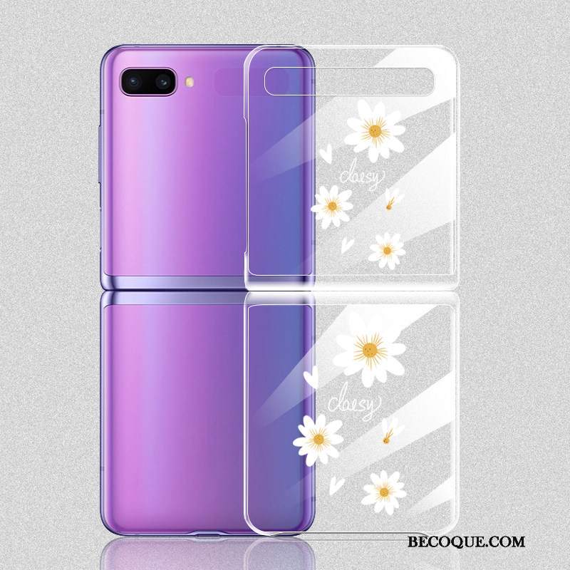 Futerał Samsung Z Flip Moda Zakochani Trudno, Etui Samsung Z Flip Ochraniacz Przezroczysty Czerwony Netto