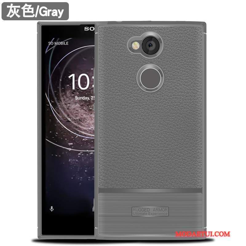 Futerał Sony Xperia Xa2 Miękki Ciemno Anti-fall, Etui Sony Xperia Xa2 Ochraniacz Na Telefon Szary