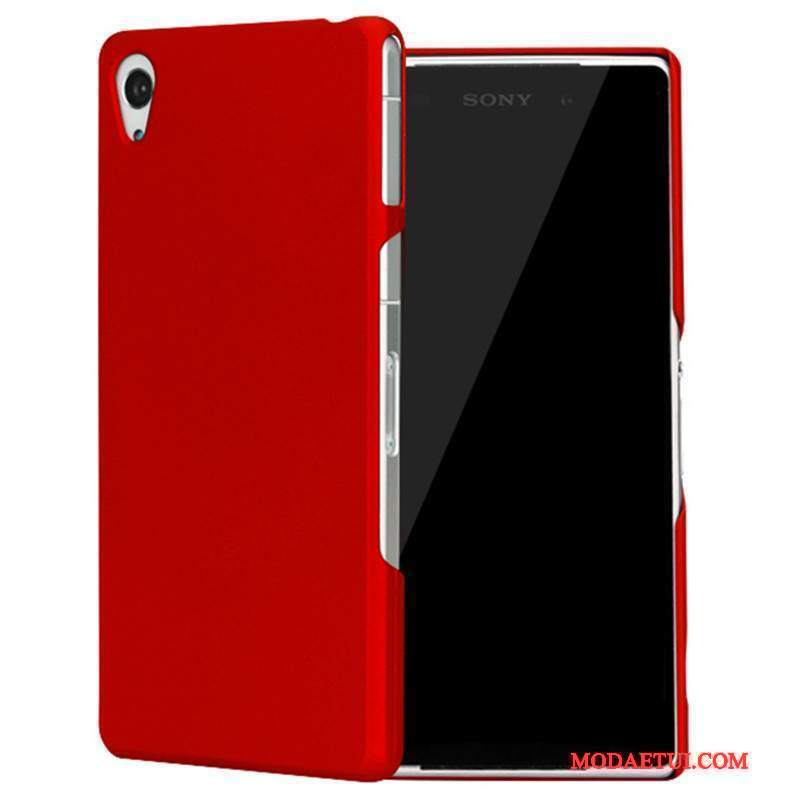 Futerał Sony Xperia Z2 Ochraniacz Trudno Czerwony, Etui Sony Xperia Z2 Na Telefon Nubuku