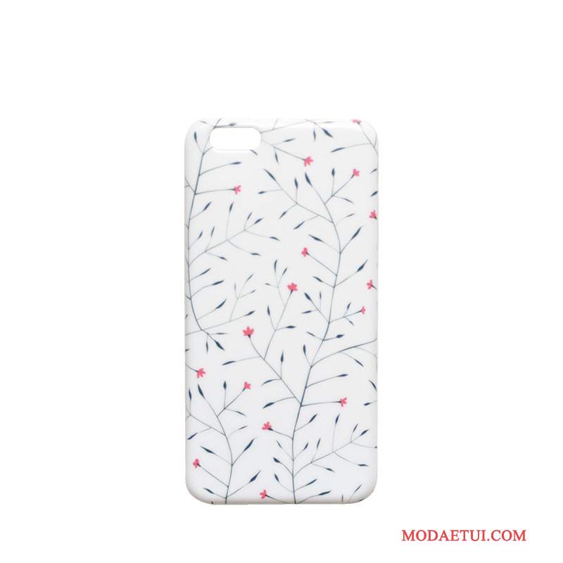 Futerał iPhone 6/6s Miękki Piękny Biały, Etui iPhone 6/6s Silikonowe Świeży Osobowość