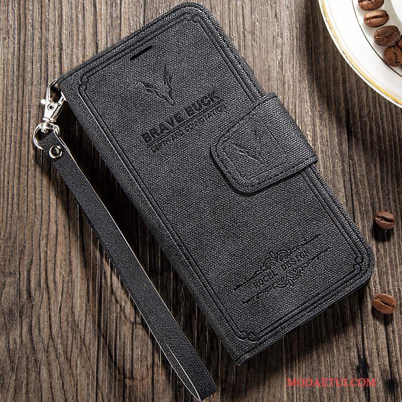 Futerał iPhone 6/6s Vintage Anti-fallna Telefon, Etui iPhone 6/6s Ochraniacz Czarny