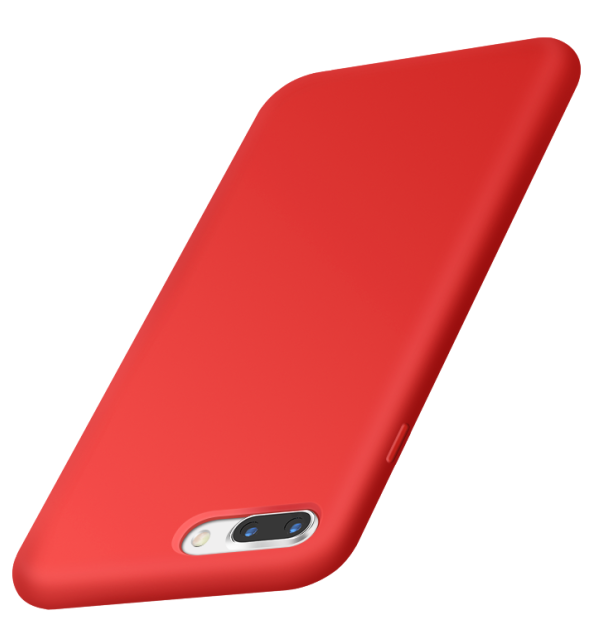 Futerał iPhone 7 Plus Silikonowe Nowyna Telefon, Etui iPhone 7 Plus Miękki Tendencja Czerwony