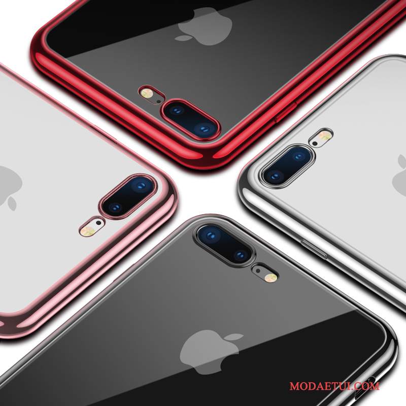 Futerał iPhone 7 Plus Silikonowe Przezroczysty Anti-fall, Etui iPhone 7 Plus Miękki Na Telefon