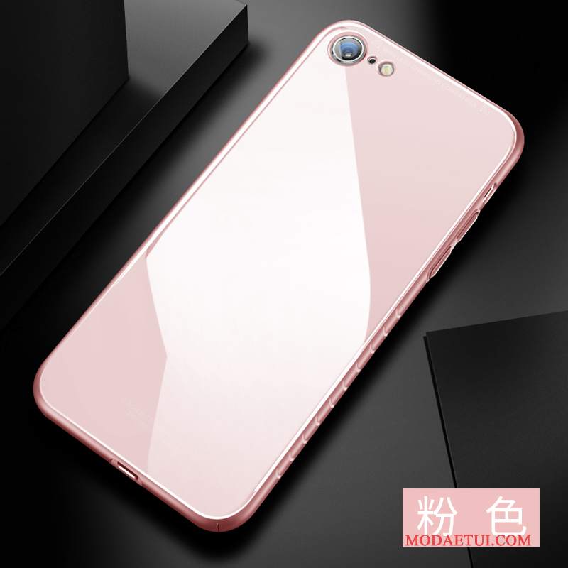 Futerał iPhone 8 Torby Cienkie Szkło, Etui iPhone 8 Różowena Telefon