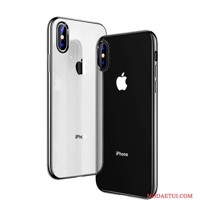 Futerał iPhone X Miękki Anti-fall Cienkie, Etui iPhone X Ochraniacz Białyna Telefon