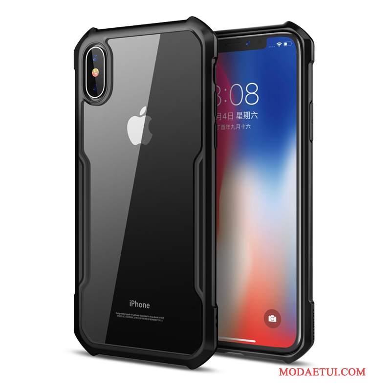 Futerał iPhone X Miękki Nowy Cienkie, Etui iPhone X Ochraniacz Na Telefon Czarny